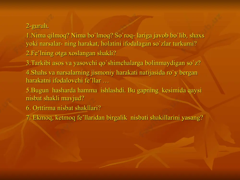 harakat nomi ( dars ishlanmasi ) - Page 5
