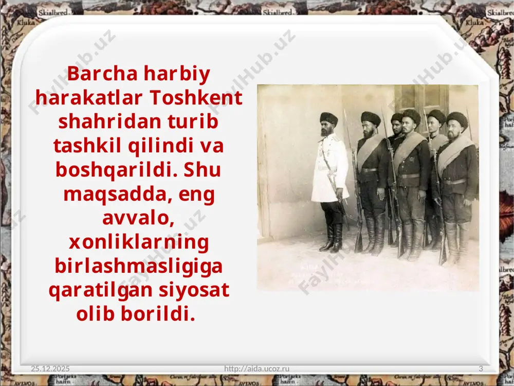 buxoro amirligiga qarshi harbiy harakatlarning boshlanishi 9 -sinf - Page 3