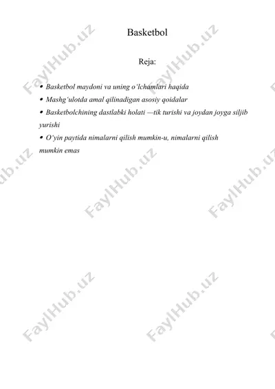 basketbol — DOCX