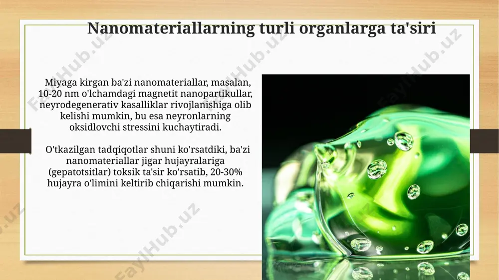 nanomateriallarning zaxarliligi - Page 4