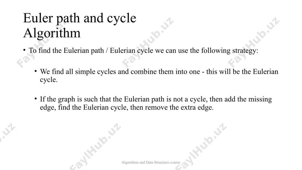 euler path and cycle - Page 4