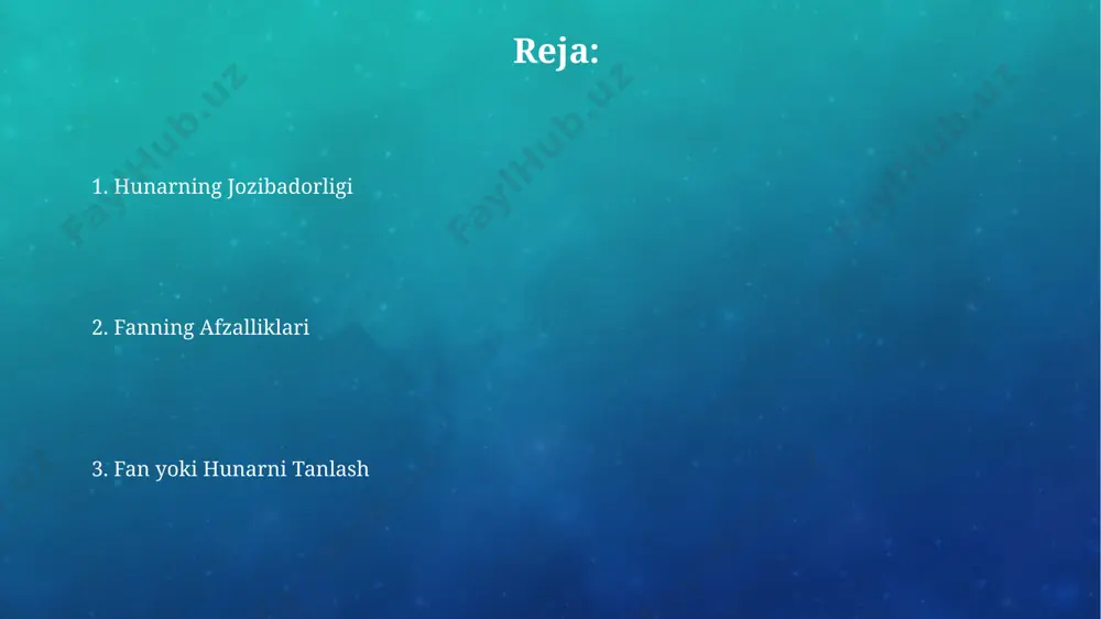n sogʻliqni saqlash tashkiloti (jsst) ma'lumotlariga ko'ra, 2022-yilda dunyo bo'ylab 3 millionga yaqin olimlar faoliyat yuritgan. hunarmandchilikning afzalliklari hunarmandchilik mahoratini o'rganish, 10 yildan ortiq tajribaga ega ustalardan bilimlar olish orqali, samarqand shahrida keng tarqalgan yog'och o'ymakorligi kabi, yuqori daromadli kasb egallaganingizni ta'minlaydi. o'zbekistonning turli hududlarida, masalan, toshkentda, hunarmandchilik 1000 dan ortiq oilaning iqtisodiy farovonligini ta'minlaydi va noyob ijod mahsulotlari orqali global bozorga chiqish imkoniyatini beradi. xulosa oʻzbekistonning samarqand shahrida joylashgan 150 yillik tarixga ega hunarmandchilik ustaxonasi 3 avlod davomida anʼanaviy kulolchilikni rivojlantirib kelmoqda, bu esa bilim va tajribaning avloddan-avlodga oʻtishi misolidir. 2022-yilgi maʼlumotlarga koʻra, buyuk britaniyada 1 million 200 mingdan ortiq kishi oʻzining asosiy kasbi sifatida hunarmandchilik bilan shugʻullanadi, bu esa fan sohasiga nisbatan sezilarli farqni koʻrsatadi. fan va hunarmandchilik: taqqoslash fan, masalan, tibbiyot sohasida 30 yildan ortiq tadqiqotlar natijasida yangi dori-darmonlarni yaratishga imkon beradi, hunarmandchilik esa bir xil vositalar bilan 100 yil davomida turli xil, ammo yuqori sifatli mahsulotlarni …