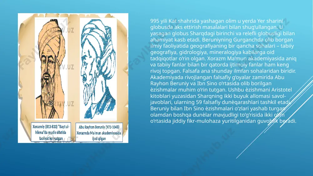 xorazm ma’mun akademiyasida tabiiy va ijtimoiy fanlarning rivojlanishi - Page 5