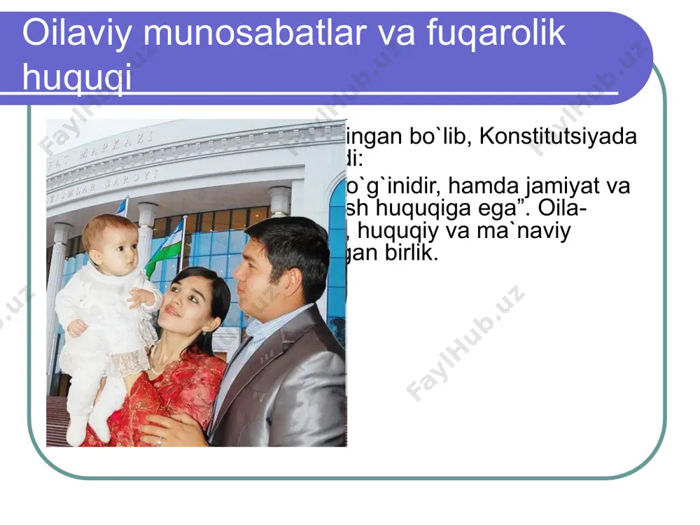 ning bir-birini ma`naviy va moddiy jihatdan qo`llab –quvvatlashi hamda bir-biri to`g`risida g`amxo`rlik qilishi. image1.png image2.png image3.png image4.png