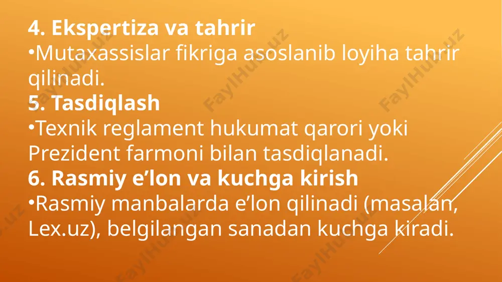 texnik reglamentlar va ularni ishlab chiqish - Page 5