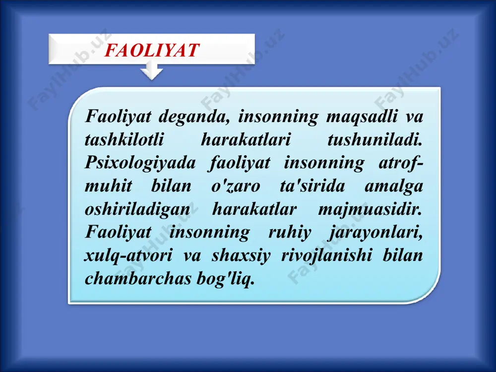 faoliyat va motivatsiya - Page 2
