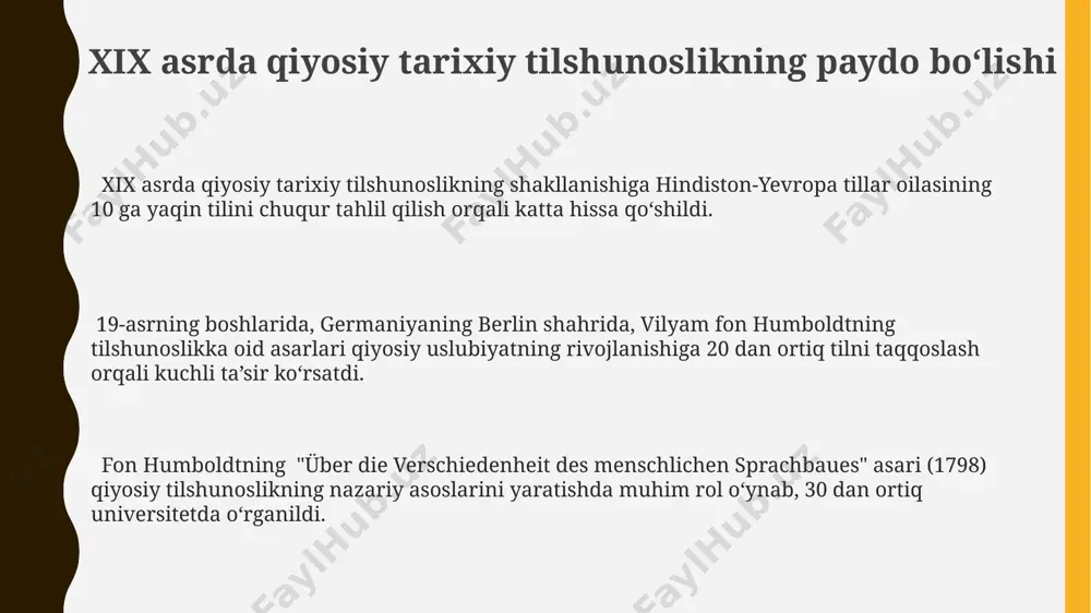 xix asrda qiyosiy tarixiy tilshunoslikning paydo bo‘lishi - Page 3