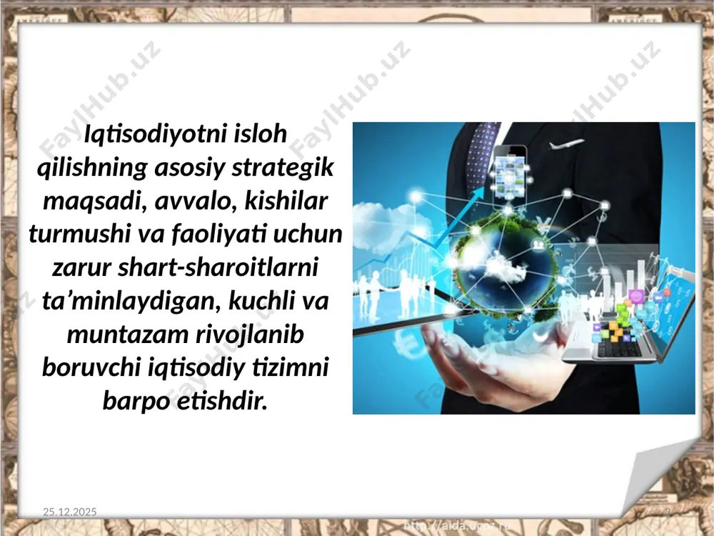 o‘zbek modelining ishlab chiqilishi. iqtisodiy islohotlarning boshlanishi 11- sinf - Page 3