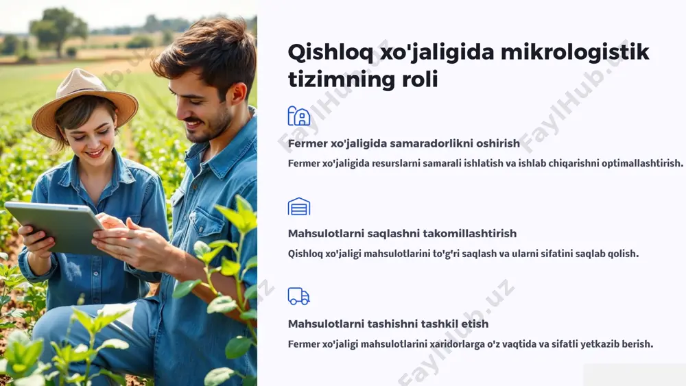 qishloq xo'jaligida logistika tizimlari - Page 5
