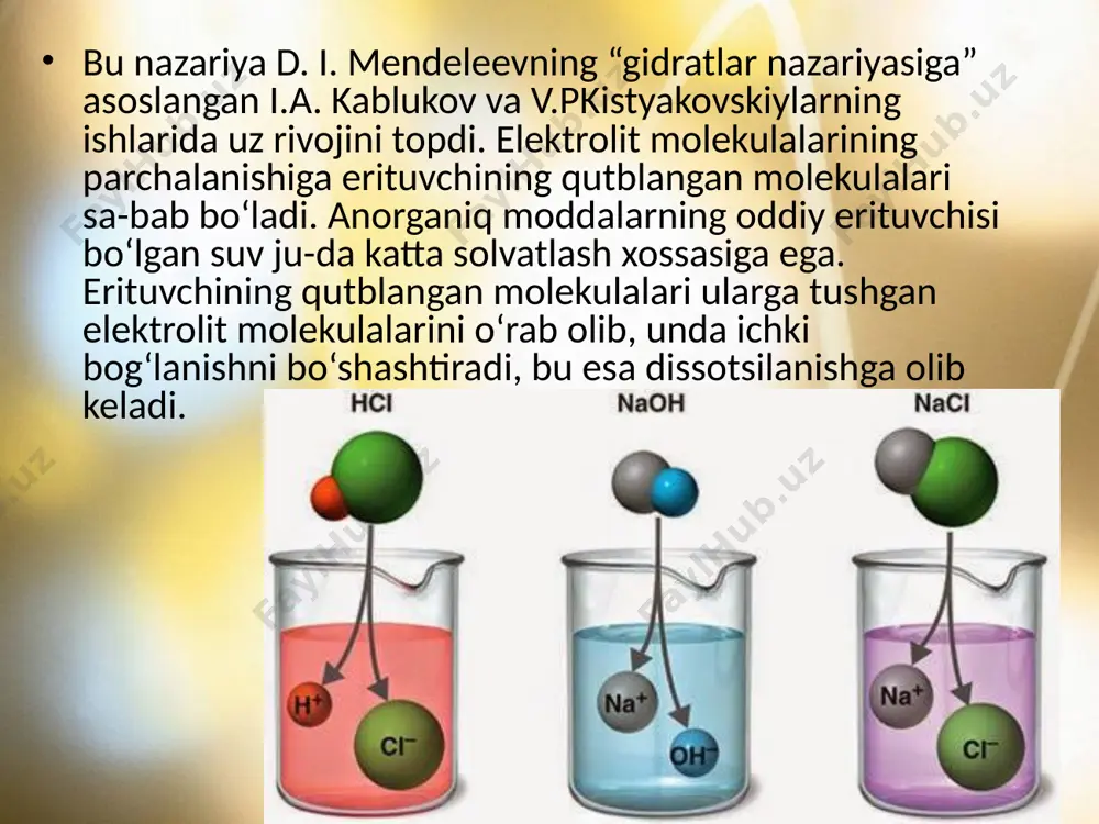 organizmning biologik suyuqliklari elektrolitik va noelektrolitlar eritmalar sifatida - Page 4