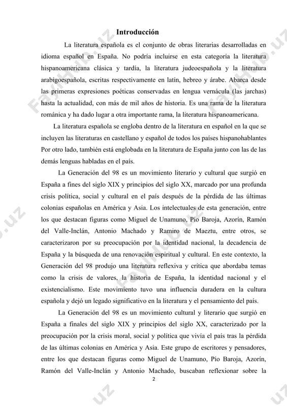 valle-inclán, antonio machado y ramiro de maeztu, entre otros, se caracterizaron por su preocupación por la identidad nacional, la decadencia de españa y la búsqueda de una renovación espiritual y cultural. en este contexto, la generación del 98 produjo una literatura reflexiva y crítica que abordaba temas como la crisis de valores, la historia de españa, la identidad nacional y el existencialismo. este movimiento tuvo una influencia duradera en la cultura española y dejó un legado significativo en la literatura y el pensamiento del país. la generación del 98 es un movimiento cultural y literario que surgió en españa a finales del siglo xix y principios del siglo xx, caracterizado por la preocupación por la crisis moral, social y política que vivía el país tras la pérdida de las últimas colonias en américa y asia. este grupo de escritores y pensadores, entre los que destacan figuras como miguel de unamuno, …
