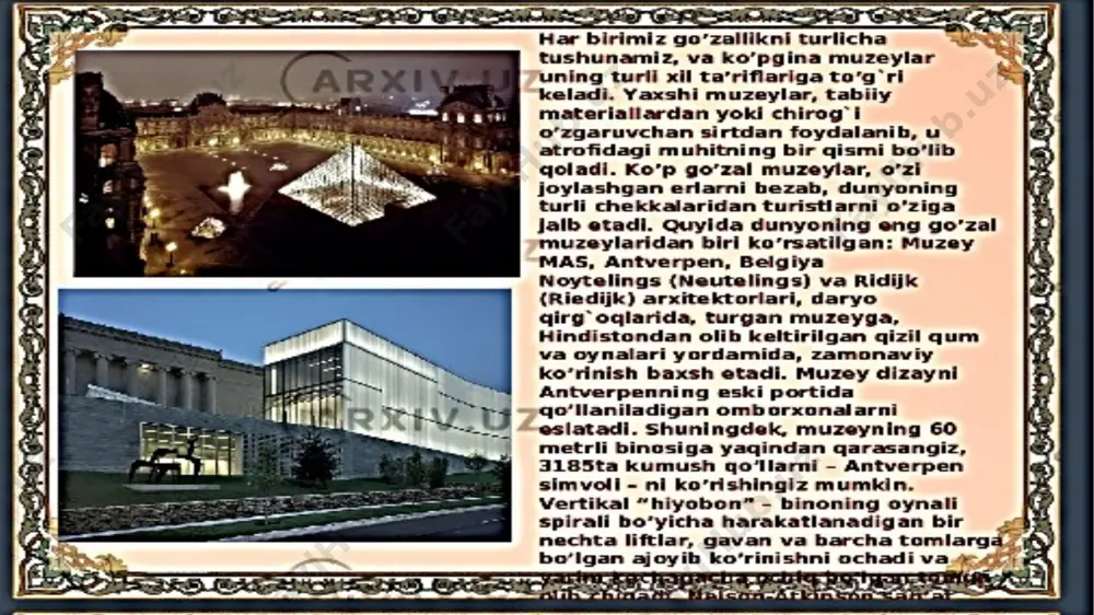 jahon muzеylarining shakllanishi - Page 5