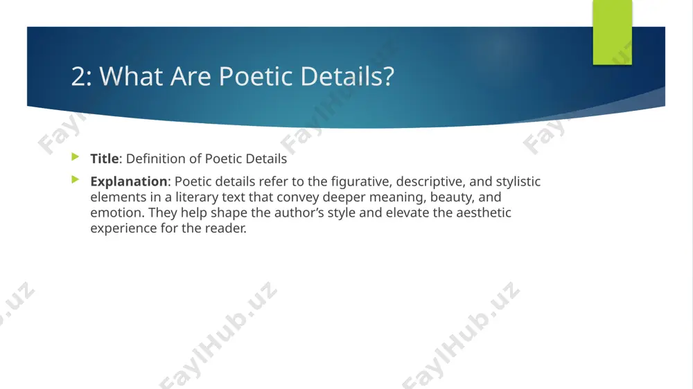 poetic details in literary texts - Page 4