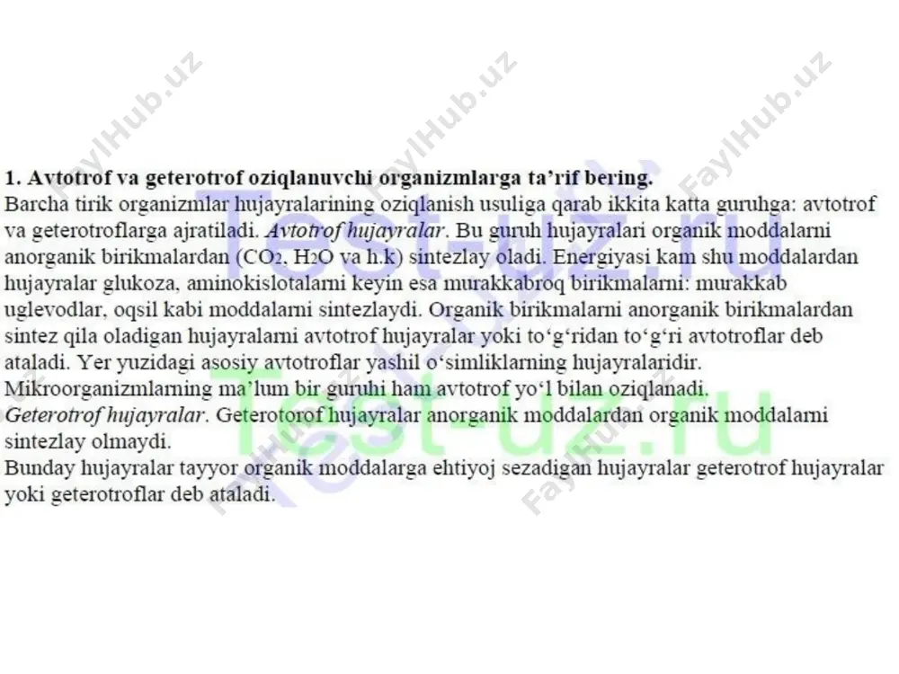 tirik organizmlarning oziqlanishi - Page 4