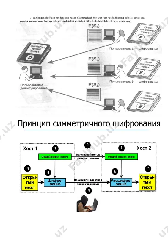 shifrlash uchun parollarni saqlash osonroq bo'ladi, chunki maxfiy kalit hech kimga berilishi shart emas. hack bo'lsa, server kalit juftligini o'zgartiradi va barchaga yangi kombinatsiyalar yuboradi. asimmetrik shifrlash nosimmetrik shifrlashdan ko'ra "og'irroq" ekanligiga ishonishadi. buning sababi ko'proq kompyuter resurslarini talab qiladi. kalit yaratish jarayonida ham cheklovlar mavjud. odatda, assimetrik shifrlash qobiliyatlari foydalanuvchi autentifikatsiyasini amalga oshirish uchun ishlatiladi (masalan, veb-saytga kirishda). yoki, u nosimmetrik shifrlash uchun sessiya kalitini yaratish uchun ishlatilishi mumkin (biz server va foydalanuvchi o'rtasida ma'lumot almashish uchun vaqtinchalik parol haqida gapiramiz). yoki ular shifrlangan raqamli imzolarni shakllantiradi. ikkinchi holatda, har kim har kim bunday imzoni jamoat mulki bo'lgan ochiq kalit yordamida tekshirishi mumkin. nimani bilish muhimdir keling, asosiy fikrlarni sanab o'tamiz va ikkala shifrlash turini taqqoslaymiz: 1. nosimmetrik algoritm katta miqdordagi shifrlangan ma'lumotlarni uzatish uchun juda yaxshi. bu holda assimetrik sekinroq ishlaydi. bundan tashqari, assimetrik algoritm bo'yicha ma'lumot almashinuvini tashkil qilishda ikkala tugma ikkala tomonga ma'lum bo'lishi kerak yoki …