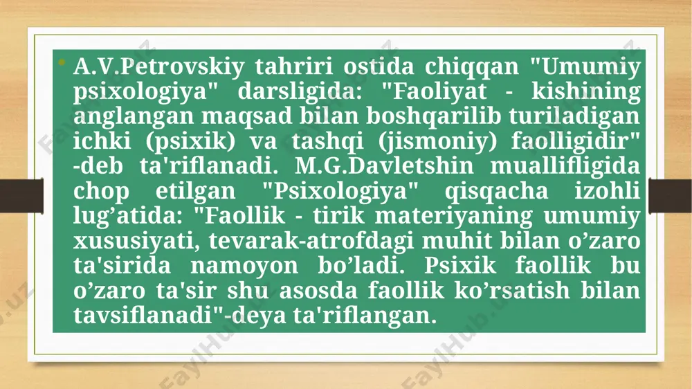 faoliyat va motivatsiya - Page 5