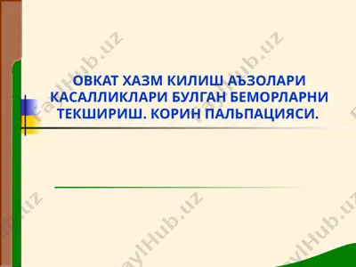 korin pal'patsiyasi — PPTX