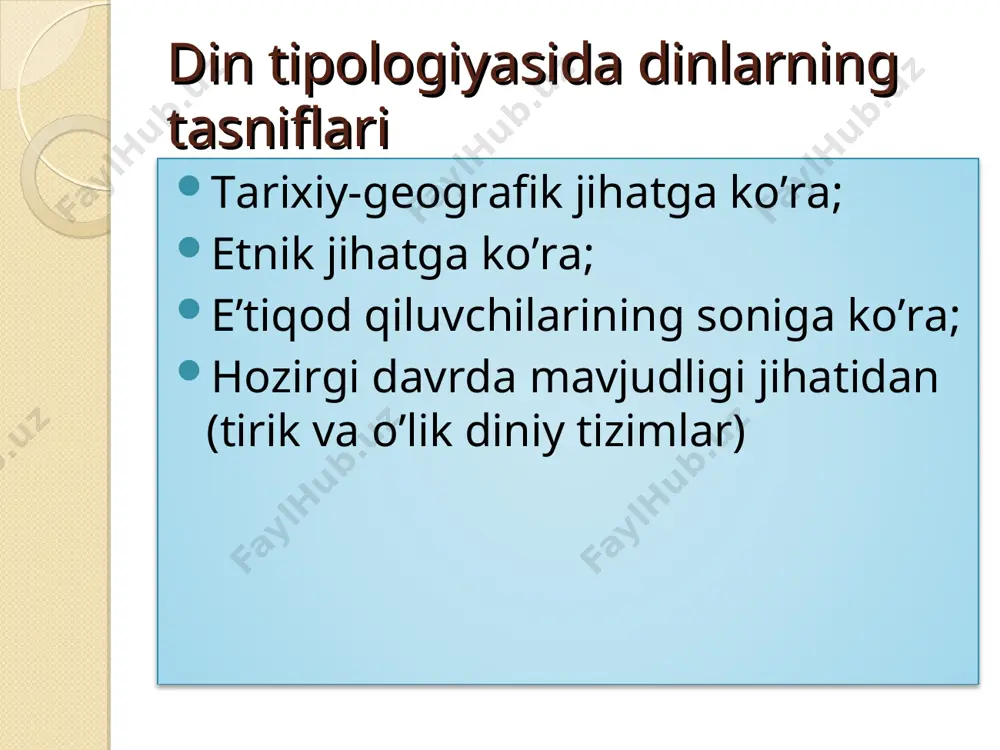 bayon etilgan. unga ko’ra, yahvega chin e’tiqod qilganlar oxiratda mukofotlanadilar. aksincha, uning qonunlarini buzganlar shafqastiz jazo oladilar. musoning 10 nasixati 1. yahvedan boshqani iloh deb bilmaslik; 2. but, sanam va rasmlarga sig`inmaslik; 3. bekordan-bekorga xudo nomi bilan qasam ichmaslik; 4. shanba kunini xurmat qilish va uni xudo uchun bag`ishlash; 5. ota-onani xurmat qilish; 6. nohaq odam o’ldirmaslik; 7. zino qilmaslik; 8. o’g`rilik qilmaslik; 9. yolg`on guvohlik bermaslik; 10.yaqinlarning narsalariga ko’z olaytirmaslik. yahudiylik muqaddas manbalari yahudiylikdagi oqimlar qadimgi yo`nalishlar saduqiylar, sarziylar, esseylar zamonaviy yo`nalishlar sionizm qayta quruvchilar saduqiylar saduqiy nomi podshoh dovud payg`ambar davrida yashagan ruhoniy saduq ismi bilan bog`liq. ko’plab mansabdor ruhoniylar saduqiy bo’lganlar. ular diniy ishlarda faqat qonun (musoning besh kitobi)ni tan olganlar. qonunda ruhoniylar, qurbonliklar, ibodatlar haqida so’z boradi, lekin oxirat va qiyomat haqida hech narsa deyilmagan. shuning uchun saduqiylar qiyomatda o’lganlarning qayta tirilishiga ishonmaydilar. farziylar farziy nomi qadimiy yahudiy tilidagi «tushuntirish», «ajratib ko’rsatish» so’zidan olingan bo’lib, ular …