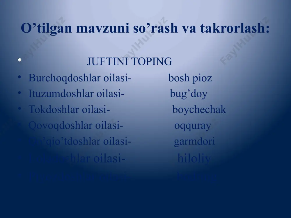 biologiya fanidan ta'lim materiali - Page 4