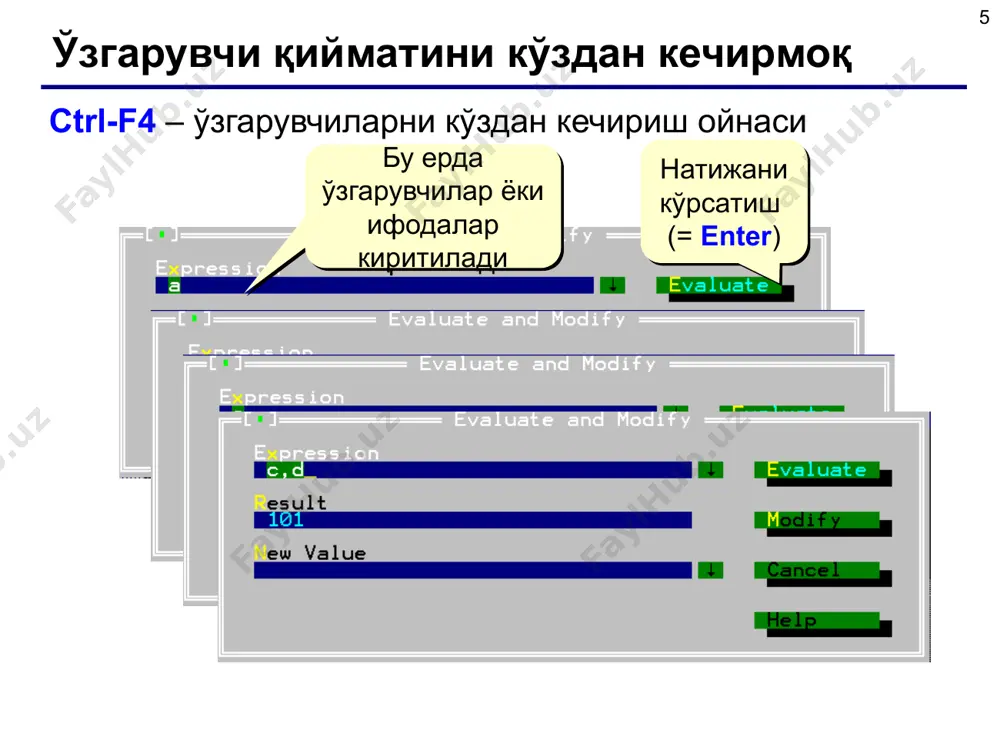 c/c++ тилида дастурлаш муҳитлари: visual c++, borland c++, codeblocks, borland c++ builder 6 - Page 5