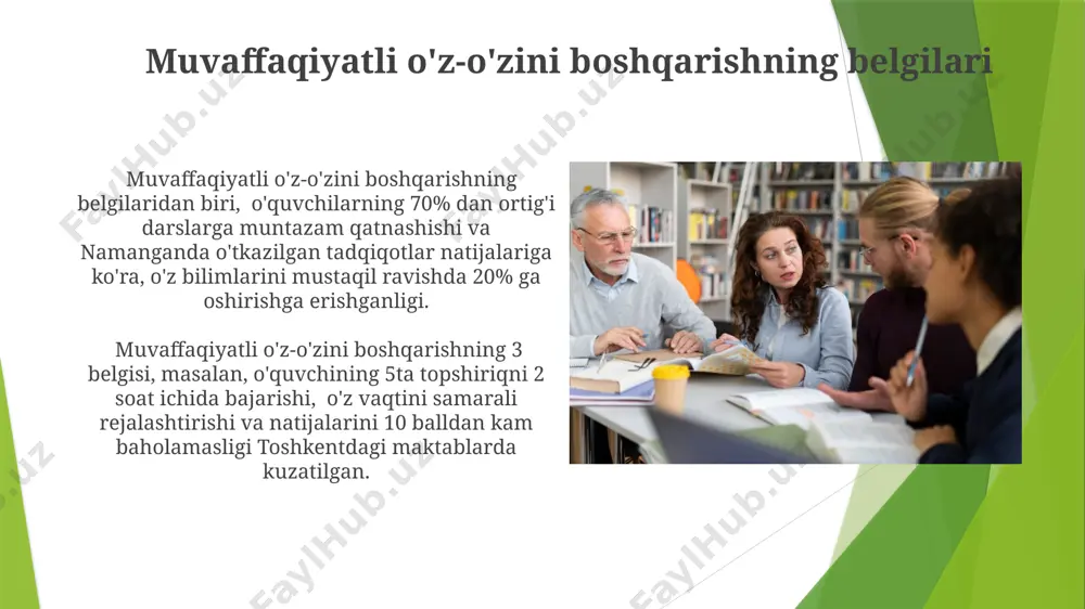 tabda o'tkazilgan tadqiqotlar shuni ko'rsatdiki, o'z-o'zini baholash tizimini joriy etish, o'quvchilarning 70% da mas'uliyat hissini 3 oy ichida kuchaytirdi. e'tiboringiz uchun rahmat @taqdimot_robot image1.jpg image2.jpg image3.jpg image4.jpg image5.jpg image6.jpg image7.jpg image8.jpg image9.jpg image10.jpg image11.jpg image12.jpg