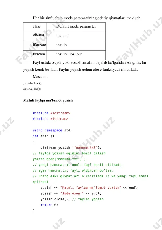 fayllar bilan ishlash asoslari - Page 3