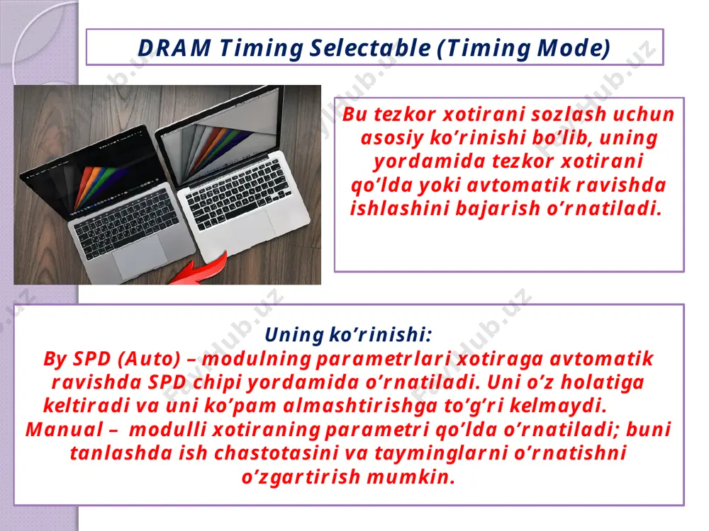 tezkor xotira tuzilishi va tarkibi - Page 5