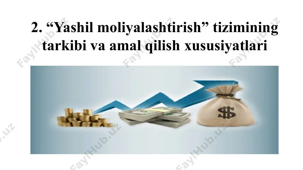 yashil iqtisodiyotga o‘tish jarayonini moliyalashtirish - Page 5