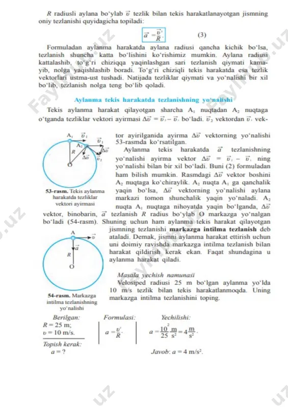burchak tezlik va tezlanish - Page 5