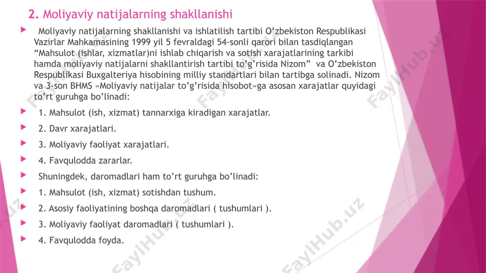 moliyaviy natijalar hisobi - Page 5