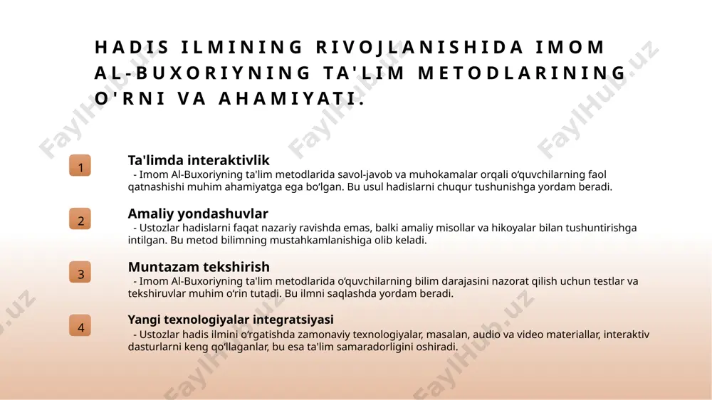 imom al-buxoriyning pedagogik gʻoyalari - Page 5