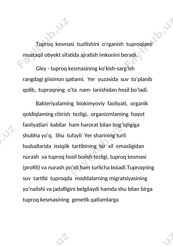 1:10000 dan 1:50000 gacha; mukammallari - 1:5000 va yirik. tuproq xaritalari tuproqning hududda tarqalish xususiyatiarini, aniq maydonlardagi tuproq tiplari, ulaming majmuasini aks ettiradi. xarita eksplikatsiyasida qishloq xo‘jaligida foydalaniladigan barcha tuproqlaming mavjud maydonlari ko‘rsatilgan bo‘ladi. tuproq xaritasiga ilova qilinadigan legendada - tushuntirish matnida hududning tabiiy sharoiti, tuproqlaming tarqalishidagi qonuniyatlar, ulardan maqbul - oqilona foydalanish, tuproq xossalariga ko‘ra yer maydonlarida olib boriladigan zarur tadbirlar yoritiladi. mayda masshtabli xaritalarda viloyatlar, yirik mintaqalar — o‘lkalar yoki butun mamlakatning tuproq qoplami aks ettirilgan bo‘ladi. ulardan yer fondlarini hisobga olib borish (tuproq - geografik rayonlashtirish va h.k)uchun foydalaniladi. 0‘rta masshtabli xaritalar asosan yig‘ma va umumlashgan tarzda bo‘ladi; ular agrotuproq rayonlashtirishni o‘z ichiga oladi va rejalashtiruvchi hamda yuqori tashkilotlarga mo‘ljallangan bo’ladi. mukammal (batafsil) xaritalar - ilmiy tadqiqot muassasalari (tajriba maydonlari, institutilar va boshqalar)ning tajribalar uchun belgilangan ekin maydonlari uchun tuziladi. ular asosida xo‘jaliklarda ayrim maydonlaming zaxini qochirish va sug‘orish, bog’lar va tokzorlar bаrpо qilish, tajriba va nav …