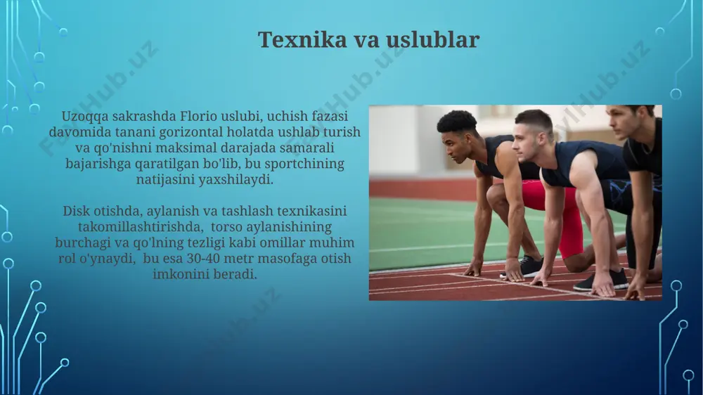 yengil atletika bo‘limlari va turlanishi - Page 5