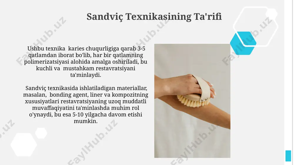 stomatologiyada sandvich usulida plombalash - Page 5