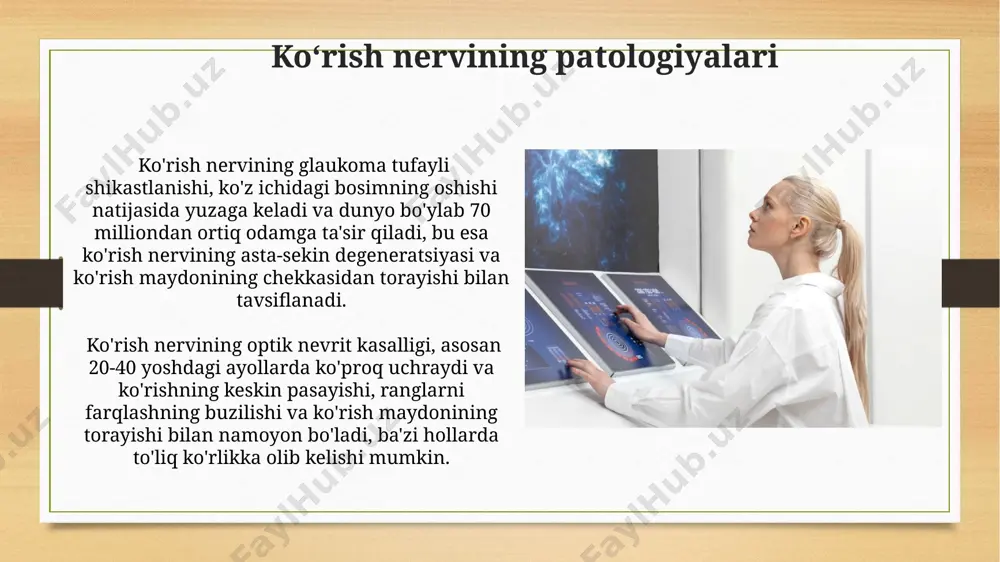 koʻruv sistemasi. koʻruva analizatori patalogiyalari - Page 3
