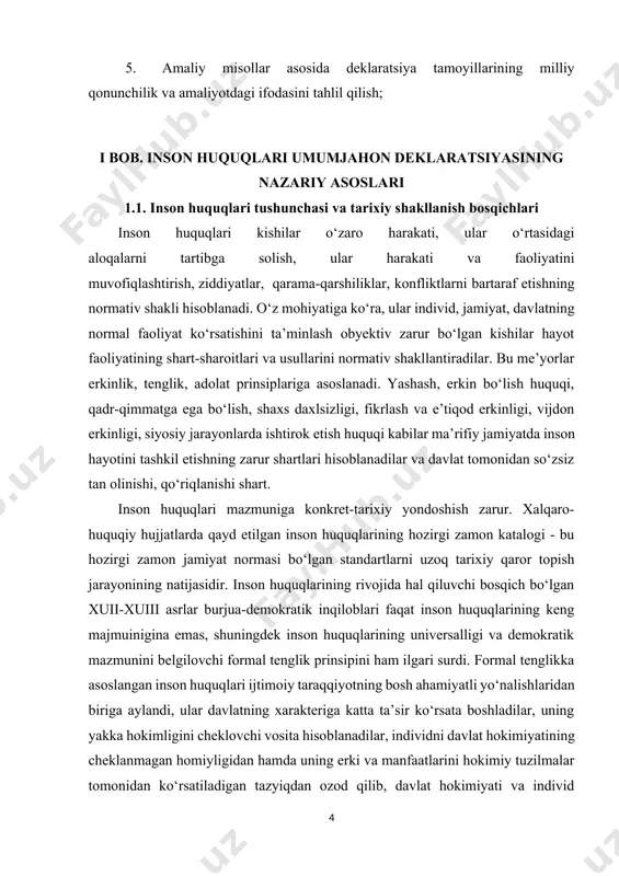 vosita hisoblanadilar, individni davlat hokimiyatining cheklanmagan homiyligidan hamda uning erki va manfaatlarini hokimiy tuzilmalar tomonidan ko‘rsatiladigan tazyiqdan ozod qilib, davlat hokimiyati va individ o‘rtasida demokratik o‘zaro ta’sirni o‘rnatishga imkon beradilar. ayni paytda huquqiy davlatni shakllantirish ijtimoiy ong va amaliyotda inson huquqlarini tasdiqlamasdan turib mumkin emas. biroq, bunga davlatli uyushgan jamiyatda individlarning ham hokimiyat, ham bir-birlari bilan bo‘ladigan o‘zaro munosabatlari shakl va usullarini qidirib topish uchun uzoq davom etgan azob-uqubatli jarayon natijasida erishilgan. bu jarayon sof huquqiy makonda kechmagan. shu sababli inson huquqlari boshidan axloqiy-etik, ma’naviy-madaniy, diniy mazmunga ega bo‘lgan. inson huquqlari kishilar faoliyatida ko‘p marta takrorlanuvchi harakatlar, aloqalar va munosabatlarning qat’iy shakllariga bog‘liq holda shakllangan. o‘z manfaatlari, maqsadlari, ehtiyojlariga ega individlarning ko‘pchiligi ishtirok etgan jamiyat hayotida kishilar xatti-harakatining turli yo‘nalishlari muqarrar ravishda to‘qnashadi va qarama-qarshilikka uchraydi. biroq, ijtimoiy o‘zaro ta’sir ishtirokchilari xatti-harakatlarining turli-tumanligiga qaramasdan muayyan barqaror normalar, etalonlar, qadriyatlar shakllanadiki, ular insonlar o‘zaro ta’sir jarayonini tartiblashtirishga, turli individlar manfaatlarini tarixan …