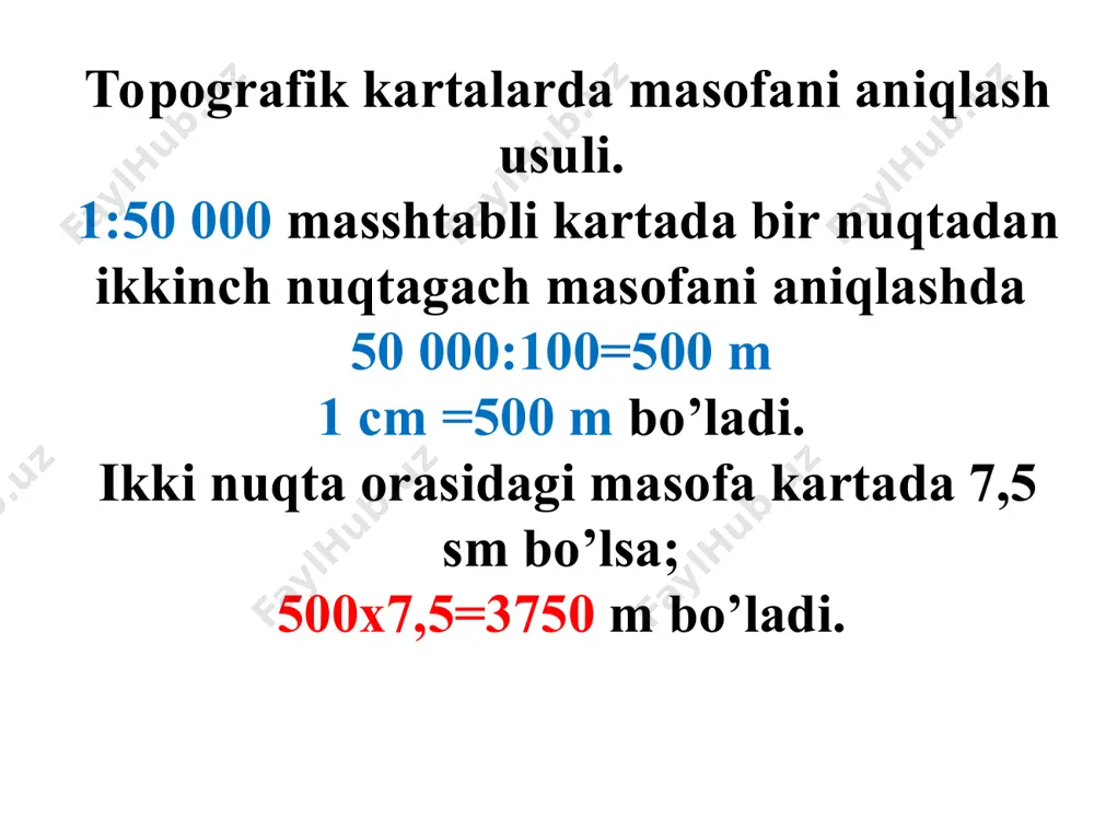 topokartada masofa va maydonlarni o’lchash - Page 4