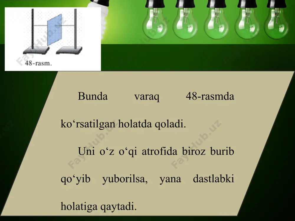 jismlarning massa markazi va uni aniqlash. muvozanat turlari 6-sinf - Page 5
