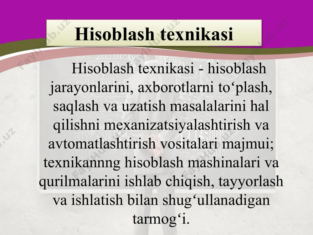 hisoblash texnikasidan foydalanishning tashkiliy shakllari - Page 4