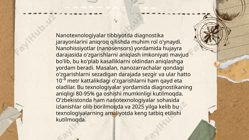 nanotexnologiyalar tibbiyotda foydalanish - Page 5