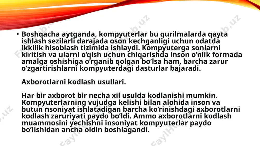 ma'lumotlarni ikkilik sanoq sistemasida kodlash va dekodlash - Page 5