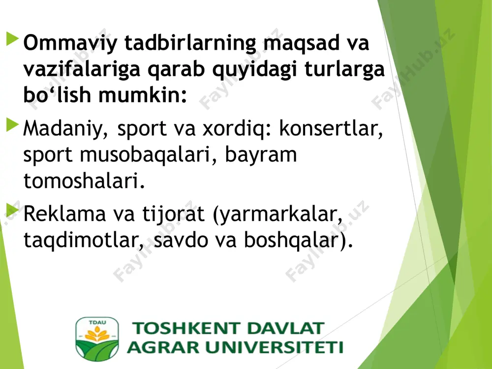 ommaviy tadbirlar va ularning tashkil etish - Page 5