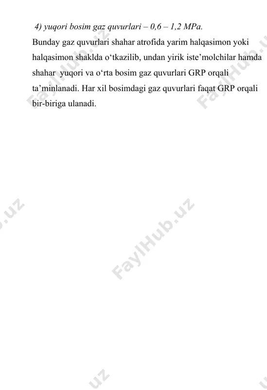 shahar gaz ta’minoti tizimlari.gaz quvurlarining tasnifi - Page 4