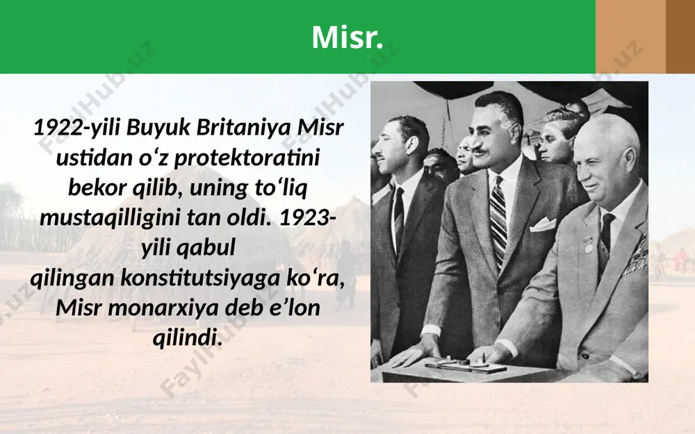 1918 – 1939-yillarda afrika mamlakatlari 10- sinf - Page 3