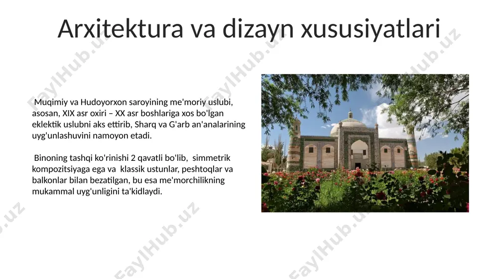 muqimiy va hudoyorxon saroyi taqdimoti - Page 5