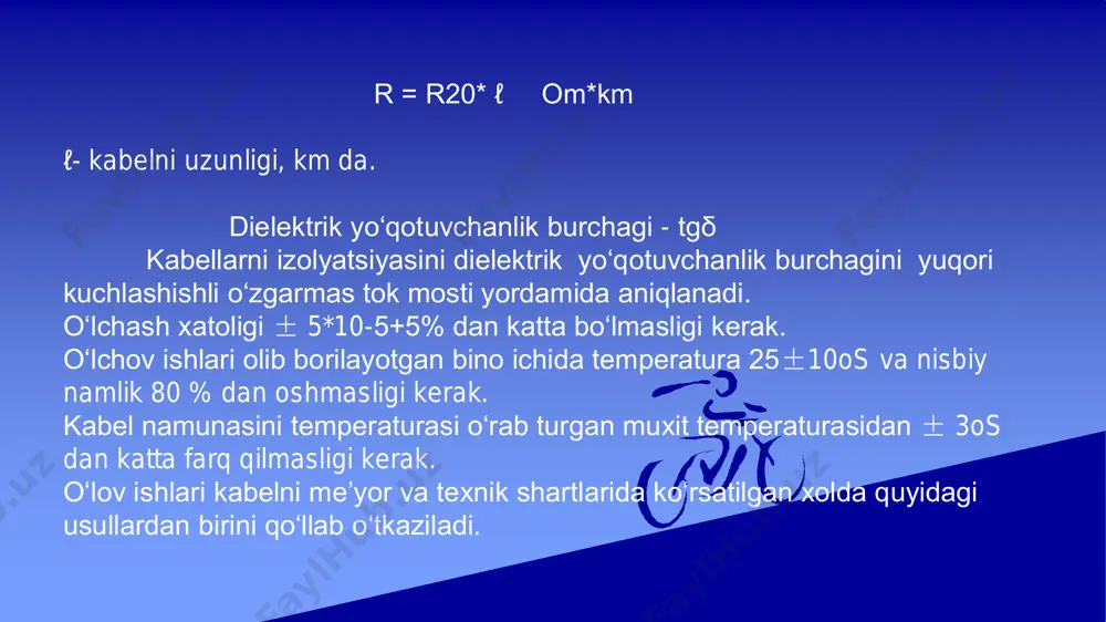 6 kv yugori kuchlanishli kabel tarmog'ining elektr sinoviarini o'rganish - Page 4