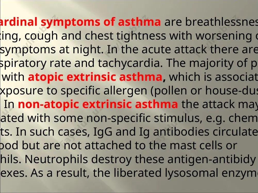 given via nasal cannulae. occasionally transtracheal oxygen therapy (ttot) via a small polyethylene catheter introduced directly into the trachea. long-term oxygen therapy from cylinders or an oxygen concentrator may be of value in patients with chronic stable respiratory failure. the flow rate and concentration are adjusted to relieve arterial hypoxaemia while avoiding carbon dioxide narcosis. infections are frequent, and it is important to educate patients in the early recognition of symptoms and signs, for example change of sputum colour and quality, fever or increasing wheeze. many patients should be given a supply of antibiotics to keep at home for self-medication. bronchodilators – relievers (β-agonists, m-cholinolytics, methyl xanthins) provide a rapid sympto- matic relief but they do not control the disease process. selective β2-agonists activate β2-receptors present on airway smooth muscle and mast cells too. these agents relax airway smooth muscle, inhibit the release of bronchoconstricting mediators from the adipocytes and …