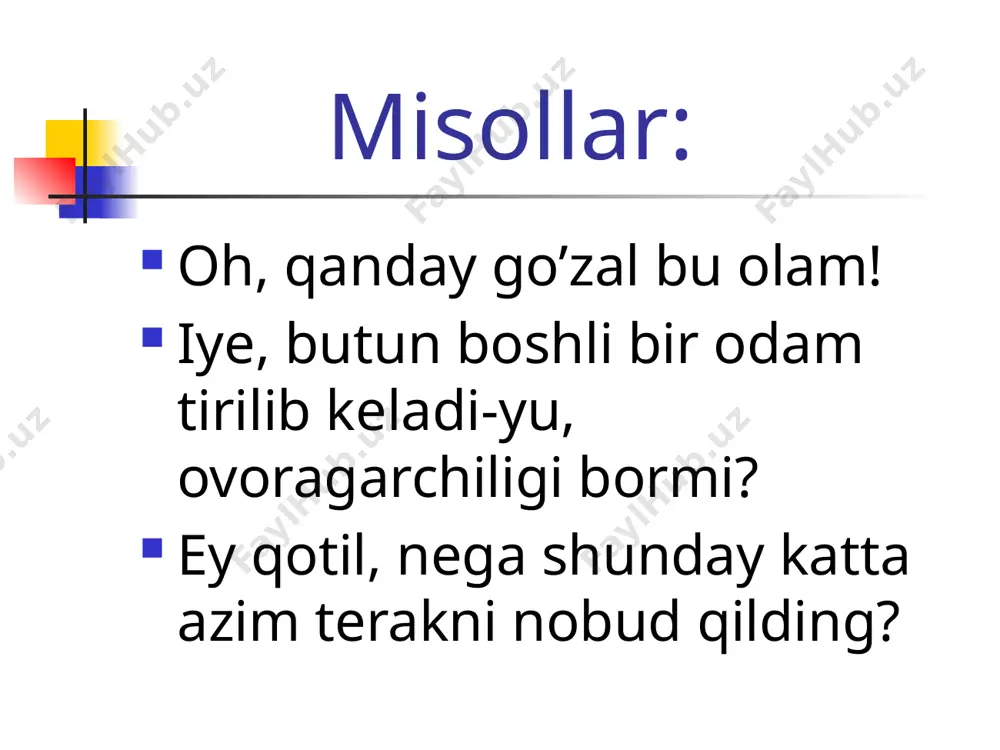 alohida so’z turkumlari yoki oraliqdagi so’z turkumlari - Page 4