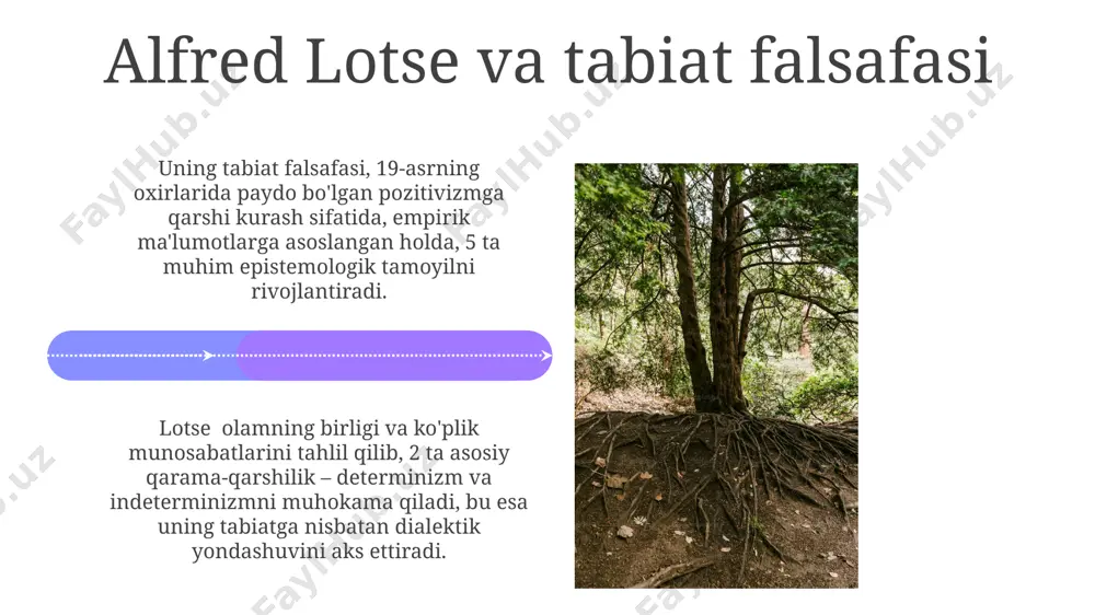 paydo bo'ldi. darvin galapagos orollarida o'tkazgan 5 yillik tadqiqoti, uning "turlar kelib chiqishi" asariga asos bo'lgan turli qushlarning (13 tur finch) evolyutsion o'zgarishlarini kuzatishga imkon berdi. ishoq nyuton va klassik mexanika nyutonning universal tortishish qonuni, f=gm1m2/r², obyektlar orasidagi tortishish kuchini aniqlab berdi va quyosh sistemasining tuzilishini tushunishga yordam berdi. ishoq nyutonning uchta harakat qonuni klassik mexanikaning asosi bo'lib, 17-asrda fizikada inqilob qildi va keyinchalik ko'plab texnologik taraqqiyotlarga asos bo'ldi. leonardo da vinchi va tabiatga bo'lgan ilmiy yondashuv leonardo da vinchi o'simliklarning anatomiyasini 500 dan ortiq tafsilotli chizmalar orqali hujjatlashtirgan, bu esa o'simliklarning o'sishi va rivojlanishiga bo'lgan chuqur ilmiy yondashuvini ko'rsatadi. uning kuzatishlari va chizmalari, geometrik nisbatlar va matematik formulalarni o'z ichiga olgan holda, tabiat hodisalarini aniq va miqdoriy tahlil qilishga bo'lgan ishtiyoqini namoyish etadi. e'tiboringiz uchun rahmat @taqdimot_robot image4.jpg image5.jpg image6.jpg image7.jpg image8.jpg image9.jpg image10.jpg image11.jpg image12.jpg image13.jpg image14.jpg image15.jpg image16.jpg image17.jpg image18.jpg image19.jpg image20.jpg image1.jpeg image2.jpeg image3.jpeg