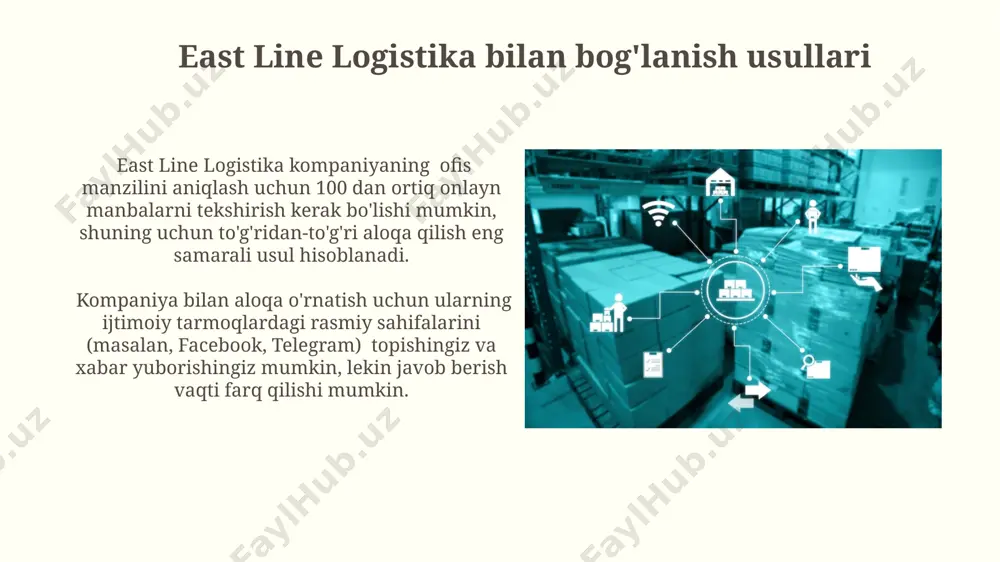 east line logistics haqida to'liq malumot - Page 5